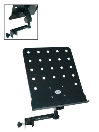 Boston  clip-on music stand, black, perforated desk OMS-395