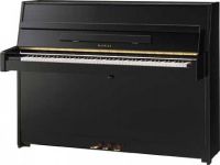 Kawai K-15E musta kiiltävä piano