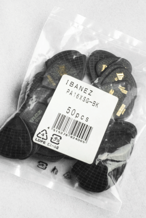 Ibanez Sand Grip Extra Heavy Small Teardrop, 50kpl PA16XSG-BK