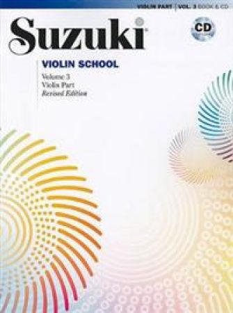 SUZUKI VIOLIN 3 KIRJA+CD 28265