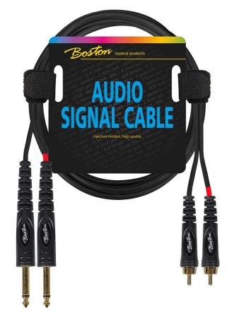 Boston 2x RCA to 2x 6.3mm jack mono (3m) AC-273-300