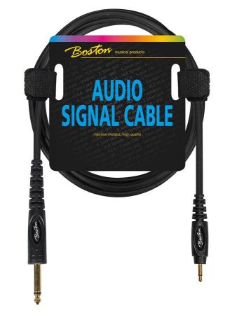 Boston audiokaapeli 3,5 mono - 6,3mm mono, 6m AC-251-600