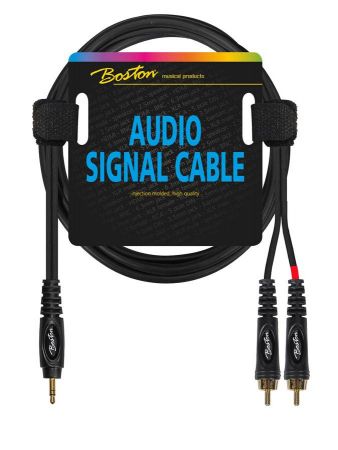 Boston audiokaapeli 2x RCA- 3.5mm stereo, 1,5m AC-276-150