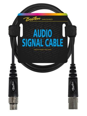 Boston audiokaapeli XLR naaras - XLR uros 3m AC-298-300