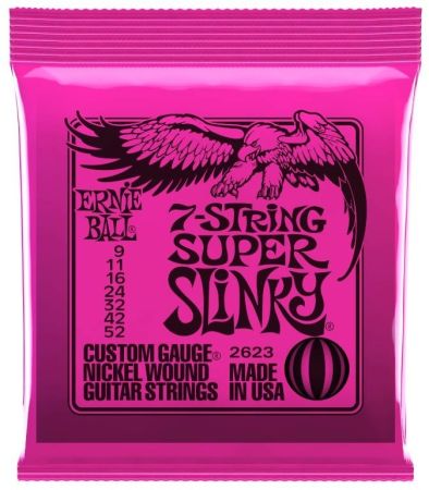 Ernie Ball 7-String Super Slinky Nickel Wound 09-52 1102623