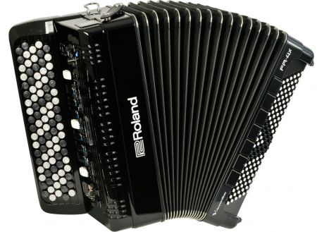 Roland FR-4XB BK näppäinharmonikka, musta FR-4XBBK