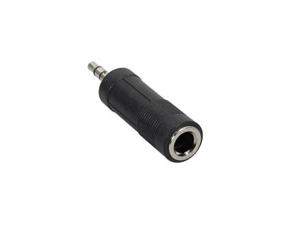 Boston  adapteri 6,3mm jack naaras stereo, 3,5mm jack uros stereo AT-120