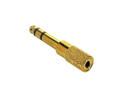 Boston  adaptor, 3,5mm jack female stereo, 6,3mm jack male s AT-165-G