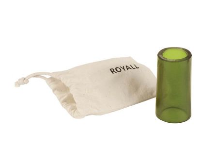 Royall  tapered real glass bottle neck  guitar slide, approx RGSL-5
