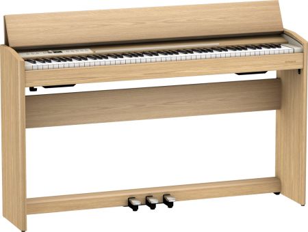 CONTEMPORARY, COMPACT, DIGITAL PIANO (LIGHT OAK) F701-LA