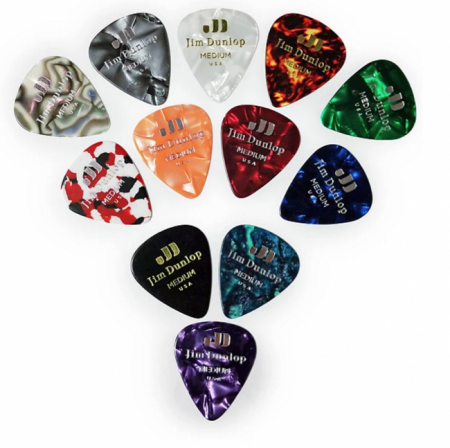 Dunlop Celluloid Medium Variety Pack BAGPVP106