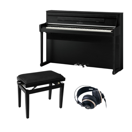 Kawai CA-901 B digitaalipiano + penkki ja kuulokkeet CA-901 B BUNDLE