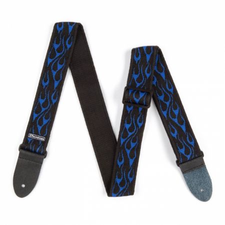 Dunlop Flambe Blue Classic Strap D3811BL