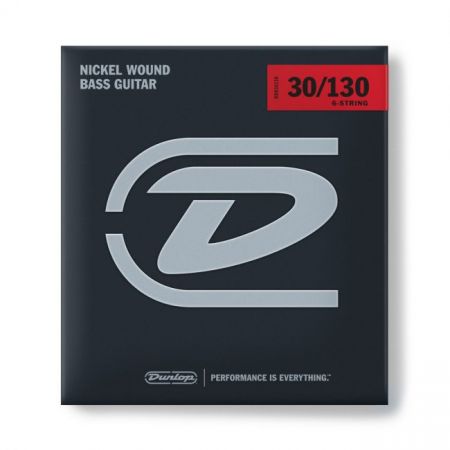 Dunlop Nickel Wound Bass 30-130 6-kieliselle DBN30130