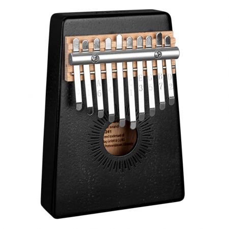 Sela kalimba 'Mahogany 10' black SEL241