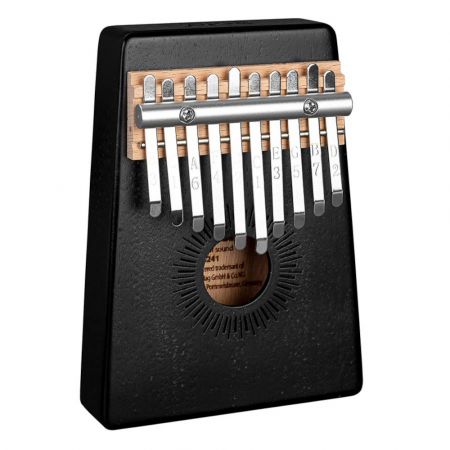 Sela kalimba 'Mahogany 10' black SEL241