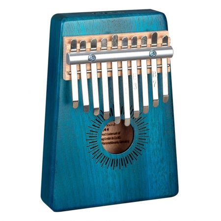 Sela kalimba 'Mahogany 10' blue SEL244