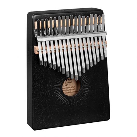 Sela kalimba 'Mahogany 17' black SEL246