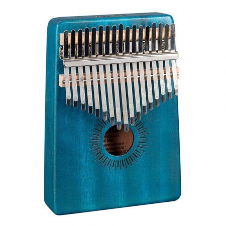 Sela kalimba 'Mahogany 17' blue SEL249