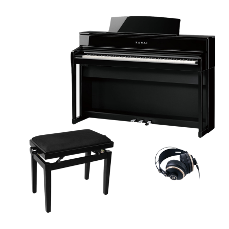 Kawai CA-701 EP digitaalipiano + penkki ja kuulokkeet CA-701 PE BUNDLE