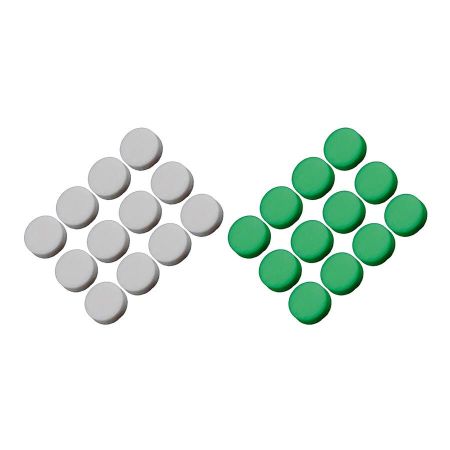 Allparts LT-0483 6.35 mm Inlay Dots Glow-In-The-Dark 12pcs LT5494000