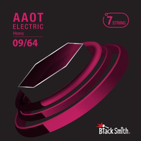 Blacksmith Strings Coated Electric AAOT 09-64 7-String M. Heavy AANW-0964-7ST