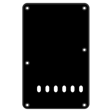 Boston BP-113 ST Back Plate 1-Ply Black Matte BP-113-BM
