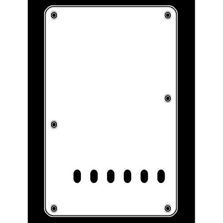 Boston BP-313 ST Back Plate 3-Ply White BP-313-W