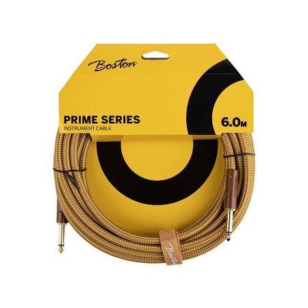 Boston GCRT-60 Prime Instrument Cable 6.0m Tweed GCRT-60