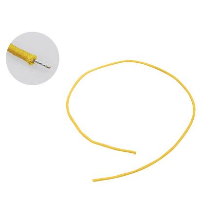 Gavitt USA Push-Back Cloth Wire 30cm Yellow PBW1/YE