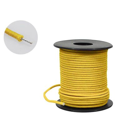 Gavitt USA Cloth Covered Wire 15m Yellow PBW50/YE