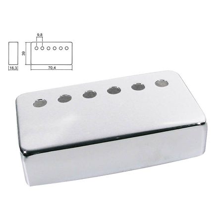 Boston Humbucker Cover Standard Nickel HPC-20-NIF