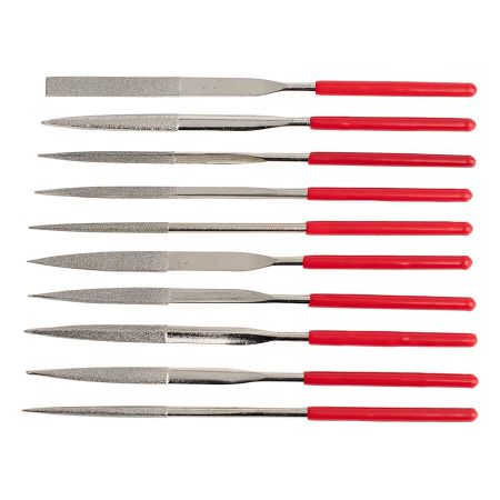 Boston Precision Tools Diamond Needle File Set 10pcs DNFS-10