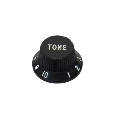 Boston Strat Knob Black Tone KB-1726-T