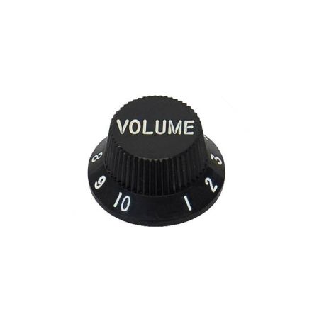 Boston Strat Knob Black Volume KB-1726-V