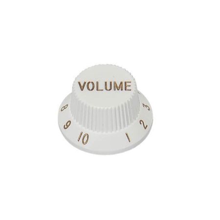 Boston Strat Knob White Volume KW-1726-V