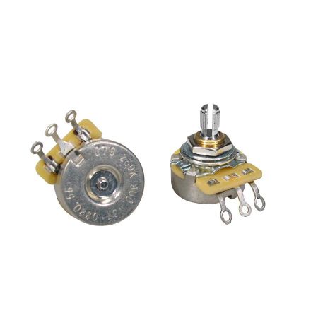 CTS USA 250K Audio Taper Potentiometer Pickguard Mount CTS250-A56