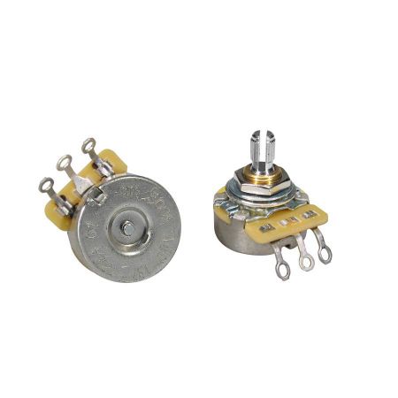 CTS USA 500K Audio Taper Potentiometer Pickguard Mount CTS500-A61