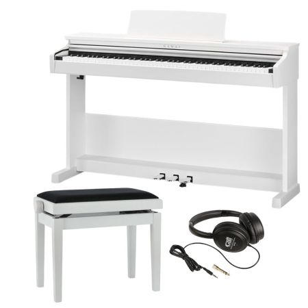 Kawai CX102 White Digitaalipiano + Penkki ja kuulokkeet CX102W-BUNDLE