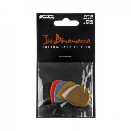 Dunlop Bonamassa plektra-lajitelma, 6kpl BAGPVP121