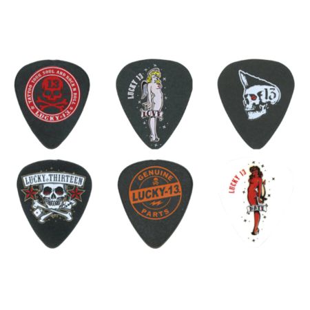 Dunlop Lucky 13 plektralajitelma BAGL13BP10