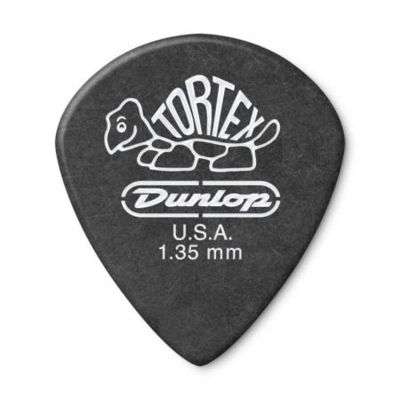 Dunlop Tortex Jazz III Pitch Black -plektrat BAG482P135