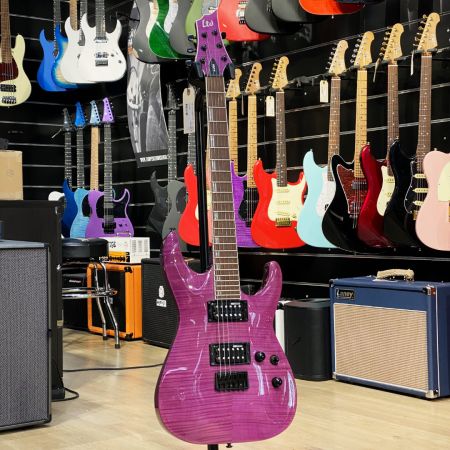 ESP LTD H-200FM See Thru Purple Käytetty VT-2946