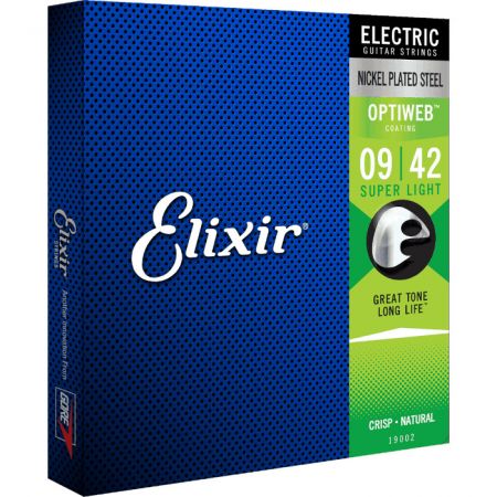 Elixir Optiweb 09-42 kielisetti sähkökitaralle EL-19002