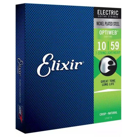 Elixir Optiweb 10-59 kielisetti 7-kieliselle sähkökitaralle 19074
