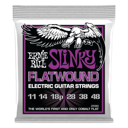 Ernie Ball Cobalt Flatwound Power Slinky 11-48 1102590