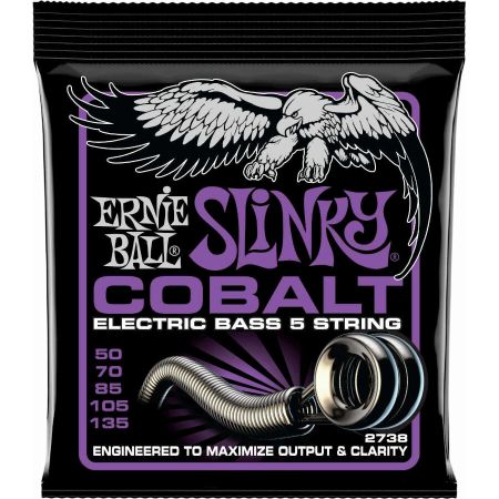 Ernie Ball Cobalt Bass 5-String Power Slinky 50-135 1102738