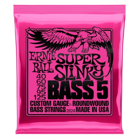 Ernie Ball 5-String Super Slinky Bass Nickel Wound 40-125 1102824