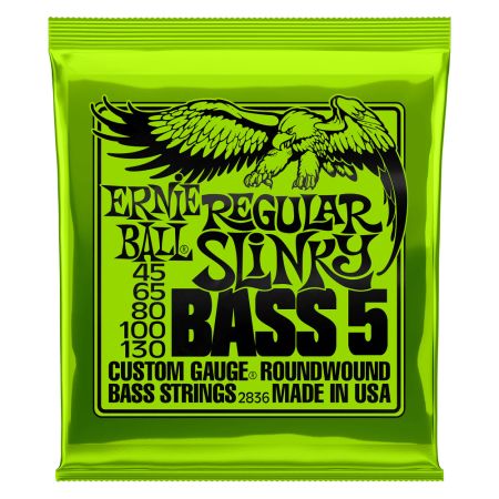 Ernie Ball 5-String Regular Slinky Bass Nickel Wound 45-130 1102836