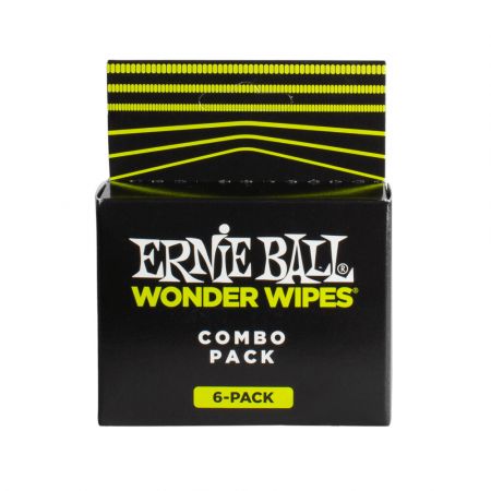 Ernie Ball Wonder Wipes Combo Pack 6-pack 1104279